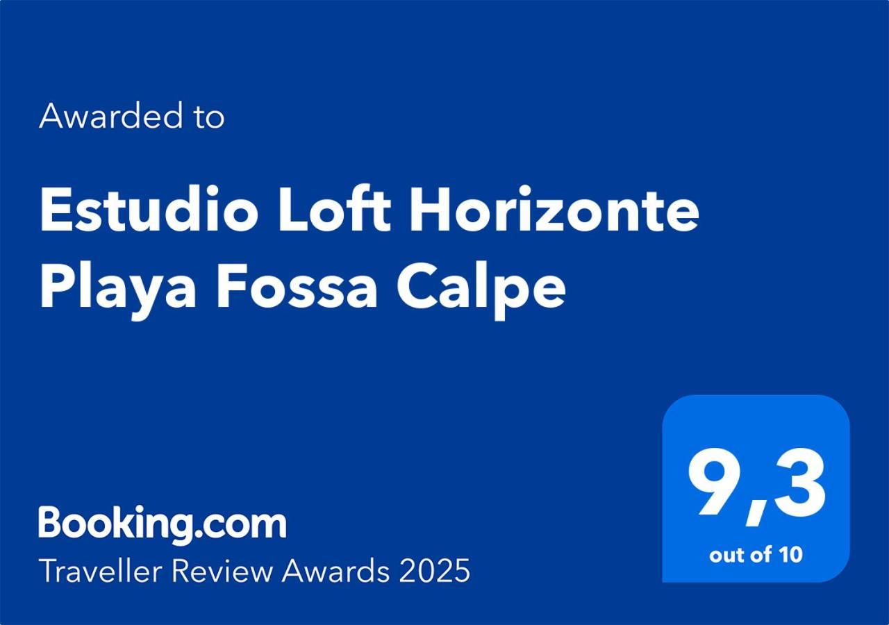 Estudio Loft Horizonte Playa Fossa Calpe Exteriör bild